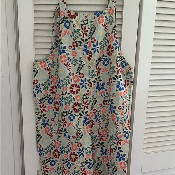 NWT Lucy & Yak Size 14 Jenny Dungarees Overalls in Saanvi Floral Print - Picture 7 of 7